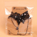 Collar de joyería decorativa de mariposa de encaje negro